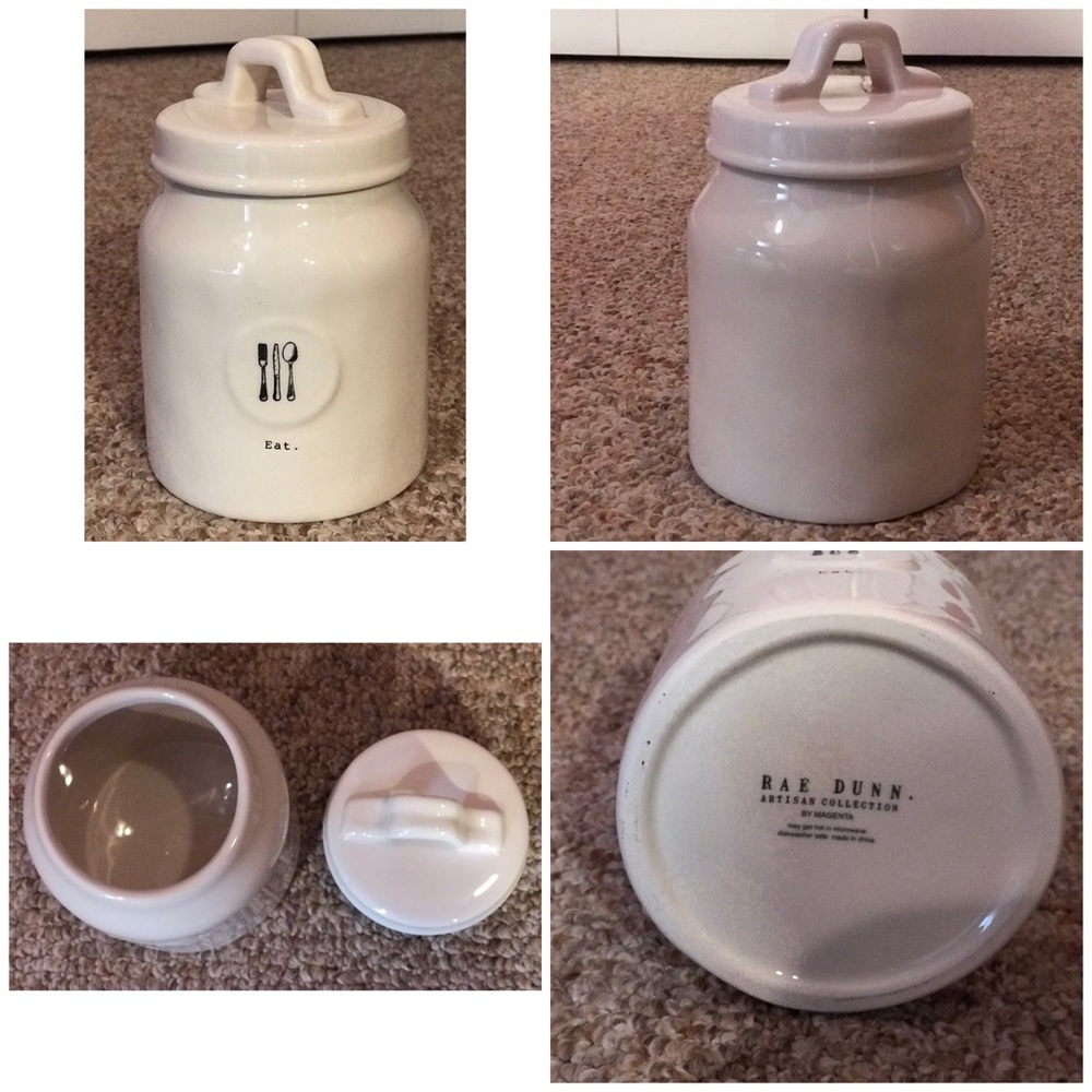 Rae Dunn EAT Canister